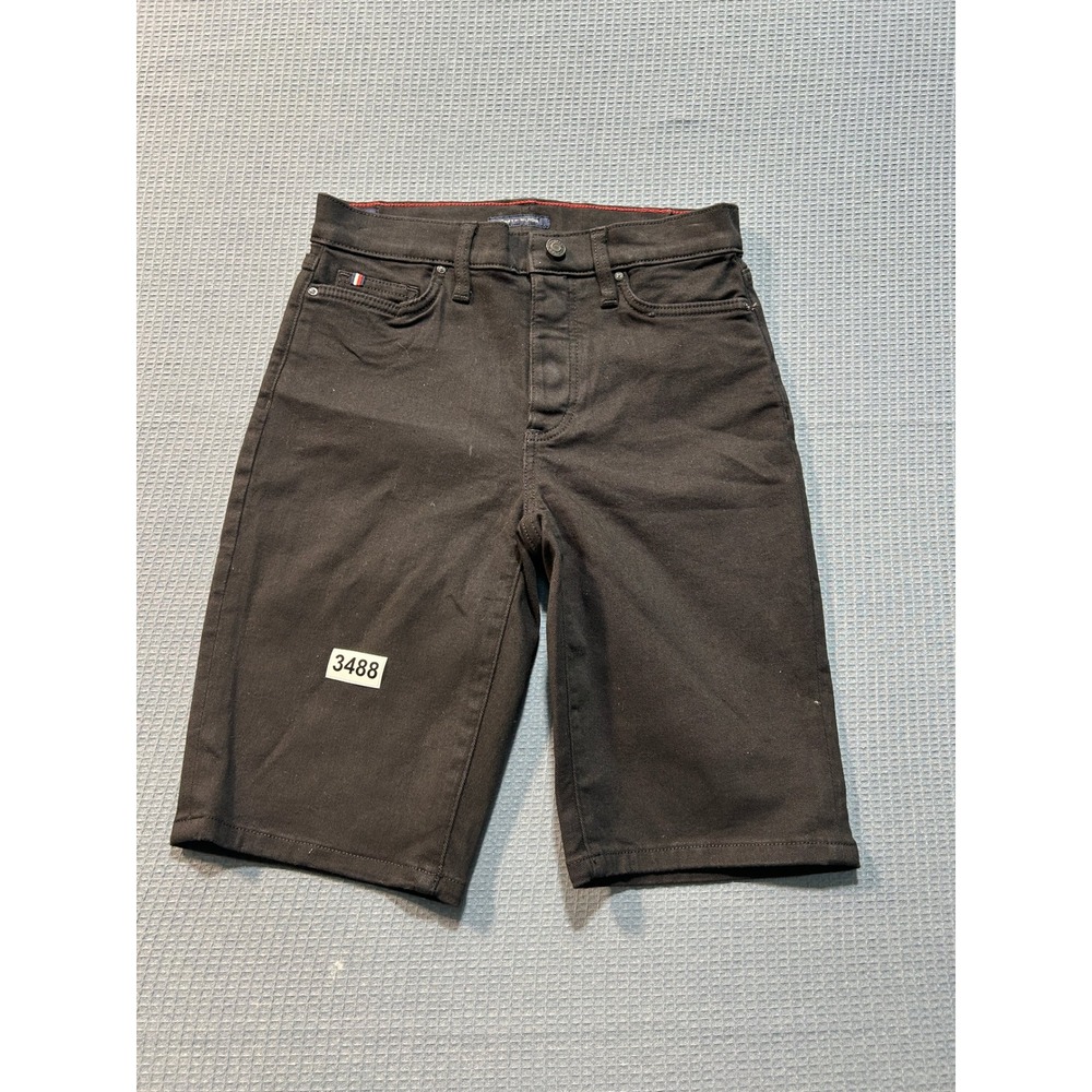 Tommy Hilfiger Bermuda Denim Shorts Womens Sz 2 Black